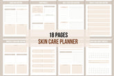 Skin Care Planner - 18 Pages